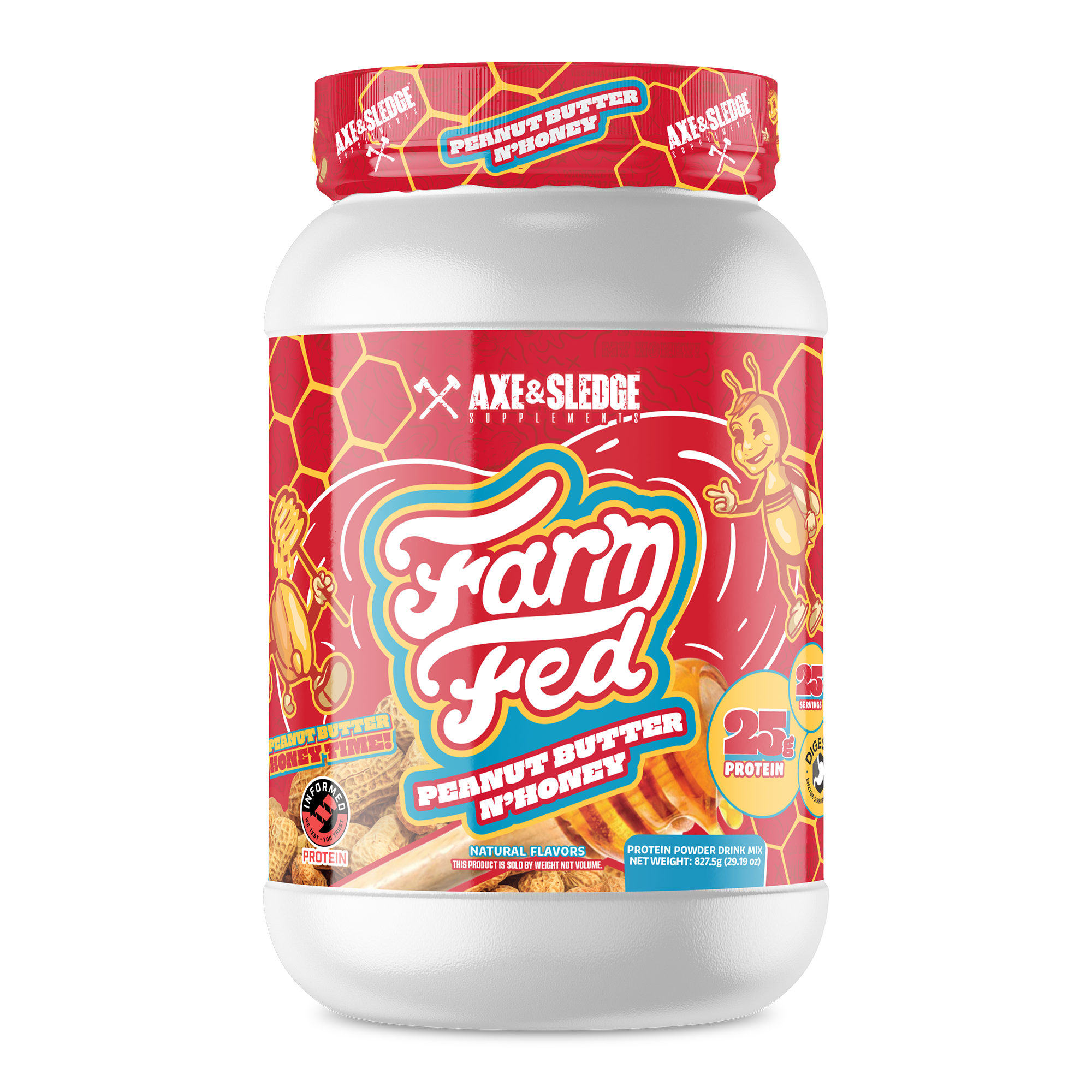 AXE SLEDGE FARM FED product packaging
