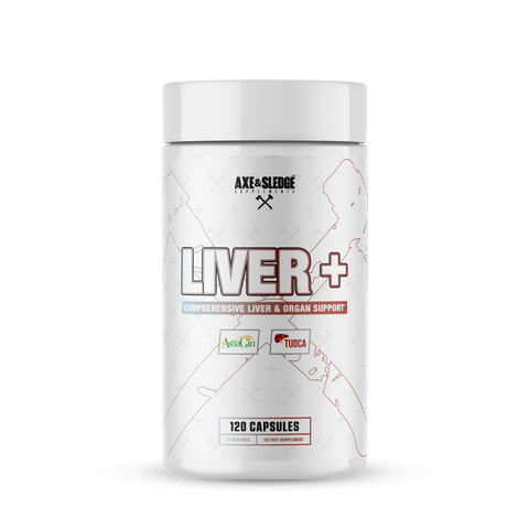 AXE N SLEDGE LIVER+ product packaging