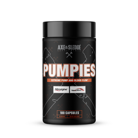AXE N SLEDGE PUMPIES product packaging