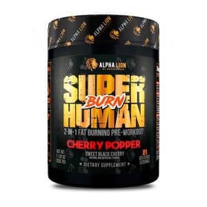 Alpha Lion Superhuman Burn product packaging