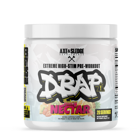 Axe and Sledge DBAP Extreme Preworkout V2 product packaging