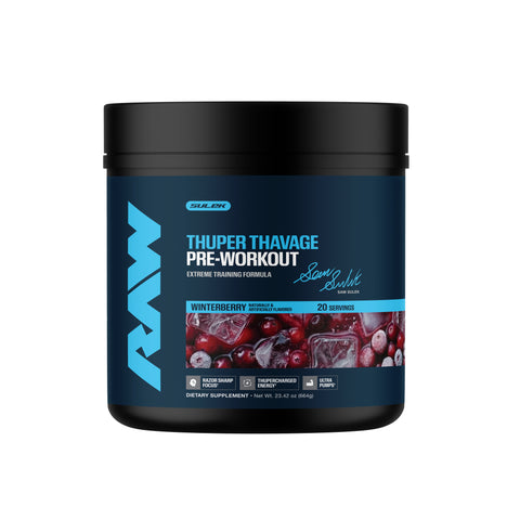 CBUM THUPER THVGE product packaging