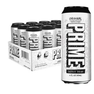 Prime Hydration Energy RTD product packaging