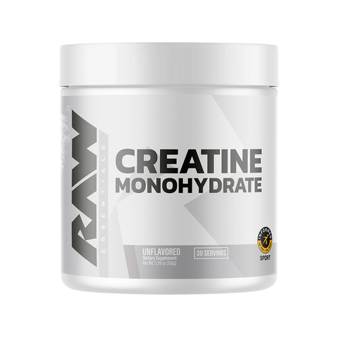 RAW CREATINE product packaging