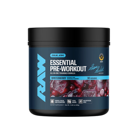Raw Nutrition CBUM Essential Pre product packaging